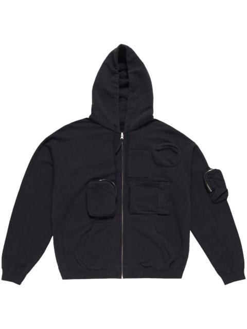 MM6 Maison Margiela cargo-pockets "Black" hoodie