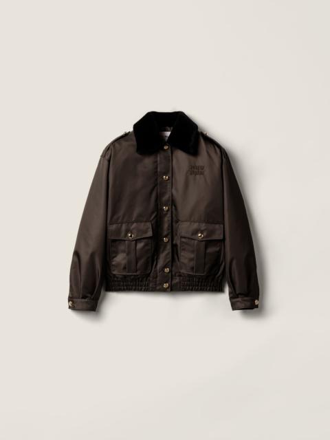 Miu Miu Technical gazar blouson jacket