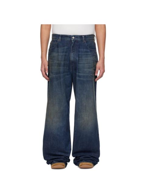 MM6 Maison Margiela Blue 5 Pockets Jeans