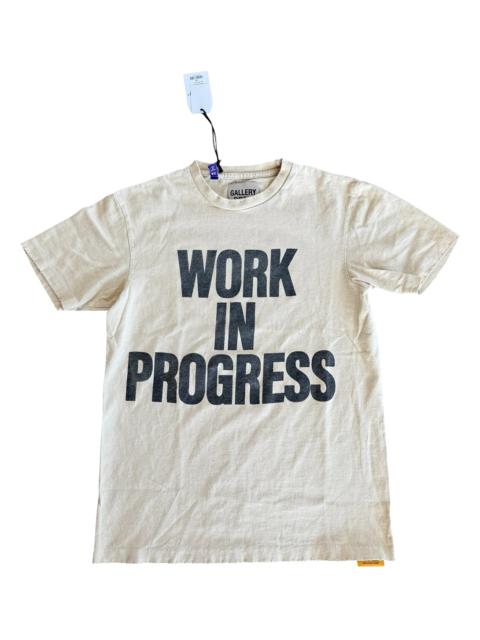 GALLERY DEPT. Work In Progress Graphic T-Shirt "Archival White" GD235