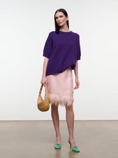 STAUD STAUD SORRENTO CASHMERE SWEATER COSMOS