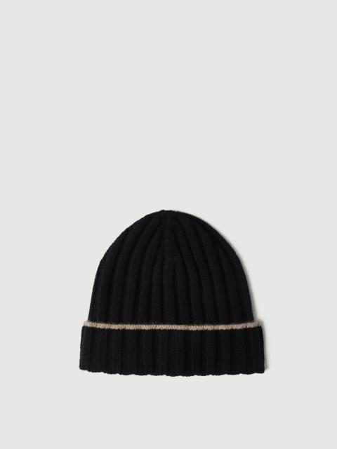 Brunello Cucinelli Cashmere rib knit beanie
