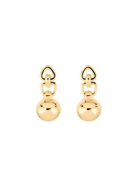 STONE AND STRAND Ball Drop Earrings