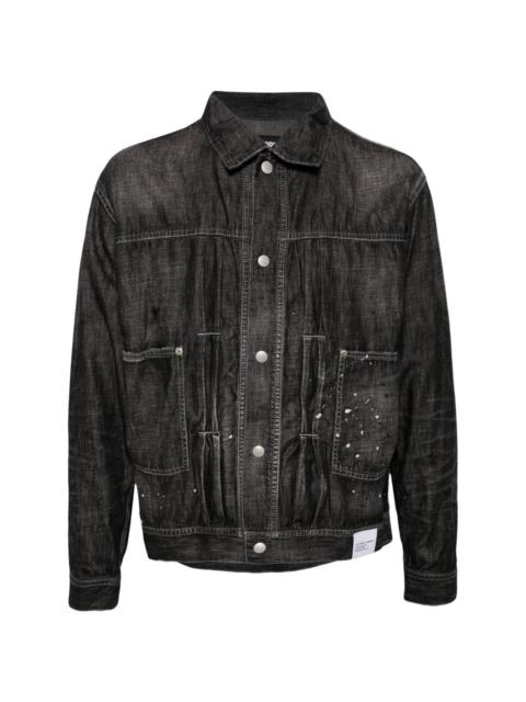 NEIGHBORHOOD washed denim shirt | REVERSIBLE