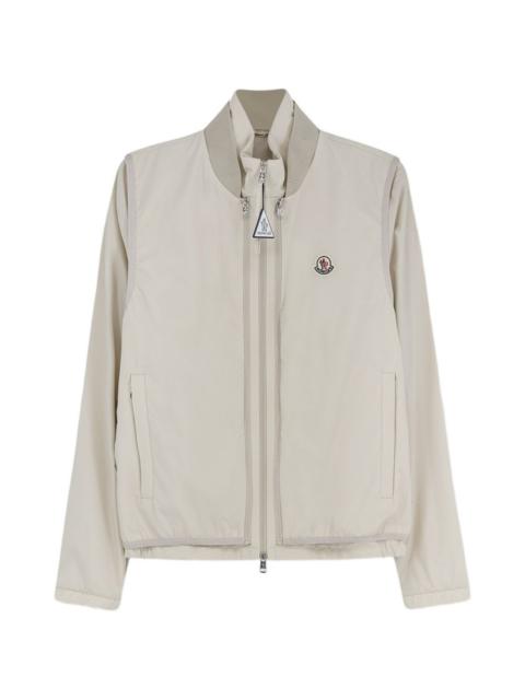 Moncler zip-up logo jacket