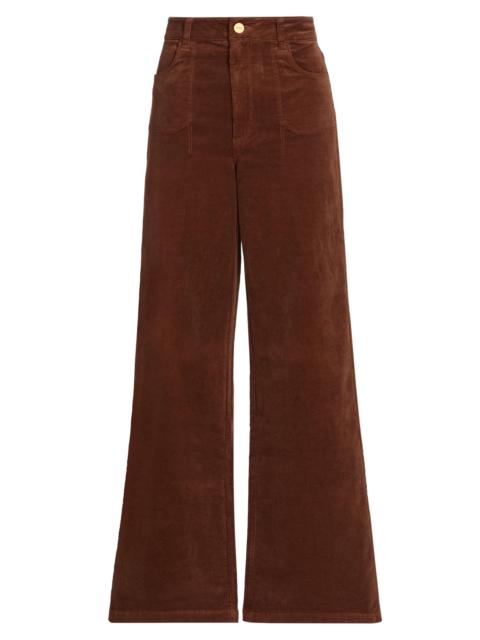 PAIGE Women's Anessa Utility Corduroy Pants - Maple Brown