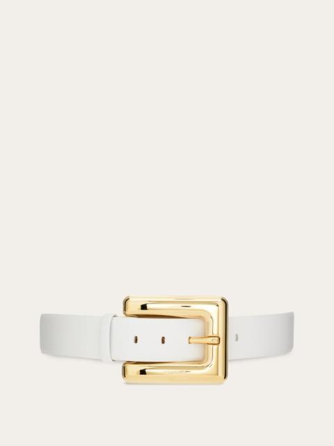 FERRAGAMO FIXED BELT WITH CHUNKY BUCKLE