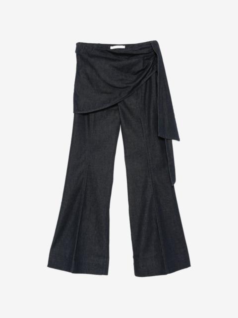 Zimmermann wrap-panel flared jeans