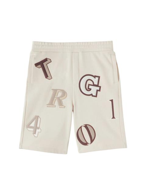 Axel Arigato Typo organic cotton track shorts