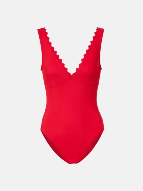 KARLA COLLETTO Inés scalloped swimsuit
