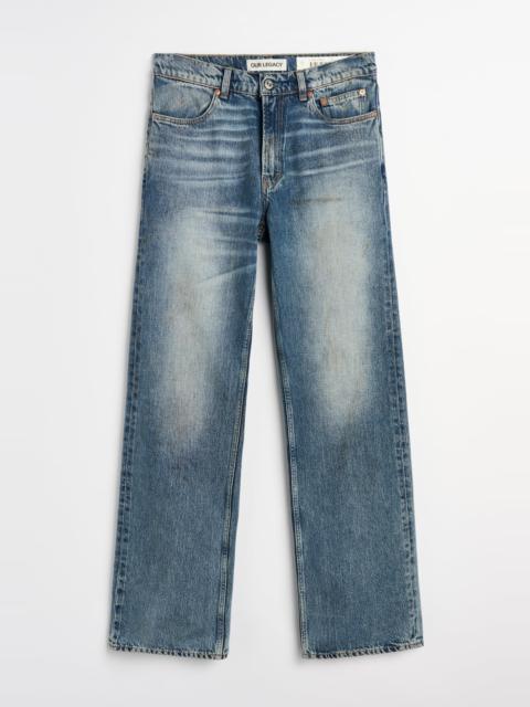 Our Legacy Carlson Cut Alley Cat Wash Organic Cotton Denim