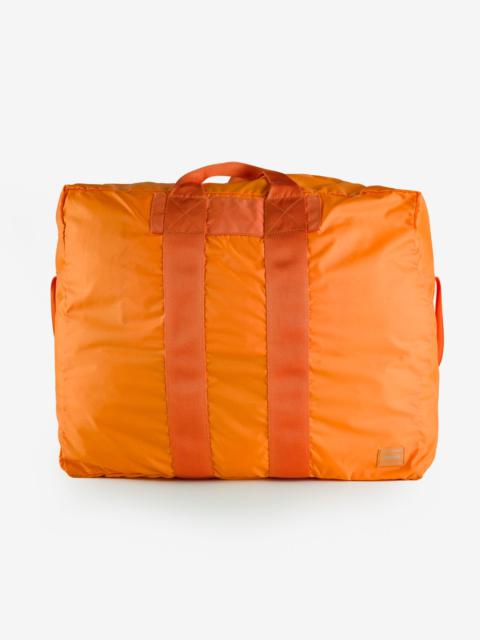 Iron Heart POR-FLEX-DUFF-ORA Porter - Yoshida & Co. - Flex 2Way Duffle Bag - Orange