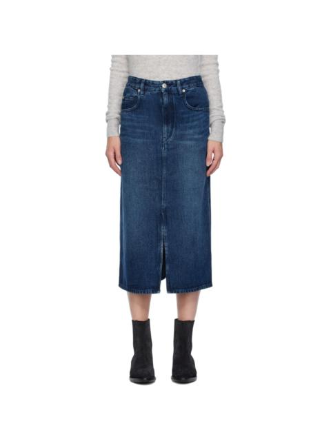 Isabel Marant Étoile Blue Tilauria Denim Midi Skirt