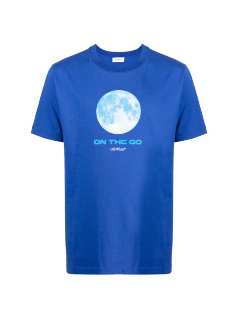 On The Go Moon cotton T-shirt