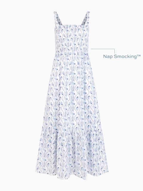 Hill House Home The Anjuli Nap Dress - Blue Vine Stripe