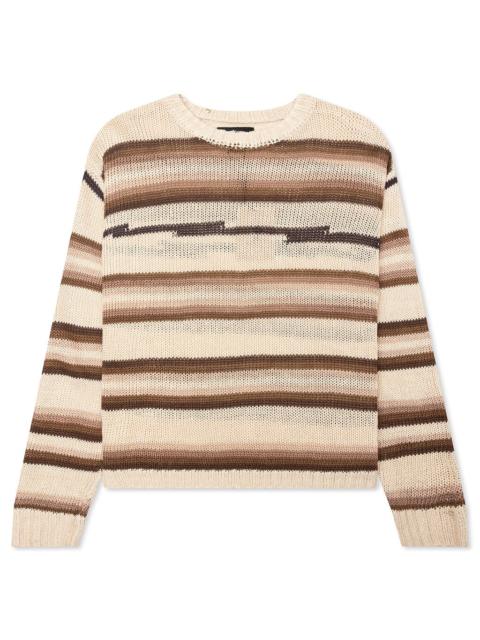 Stüssy TONAL STRIPE SWEATER - MULTI
