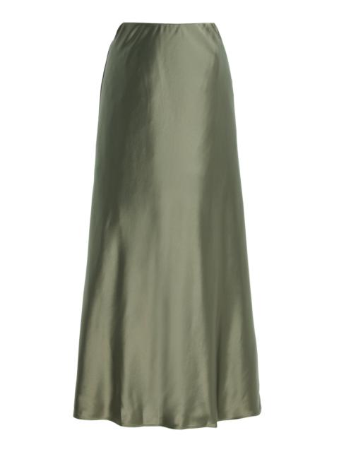 BY MALENE BIRGER Barbara Mid-Rise Maxi Skirt green