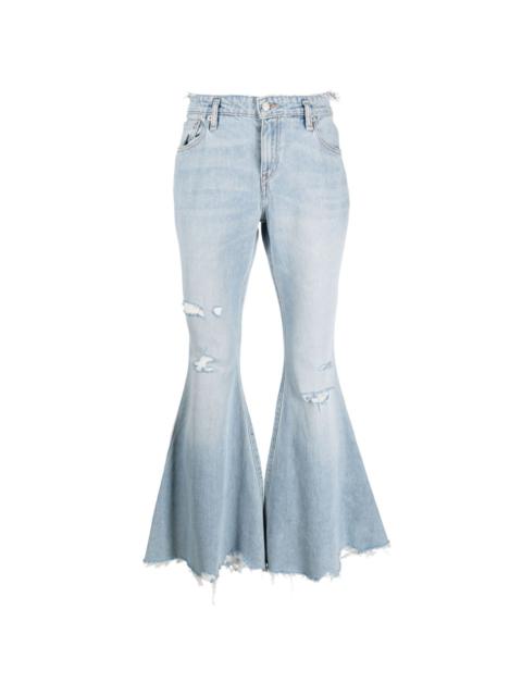 x Levi's low-rise flared jeans