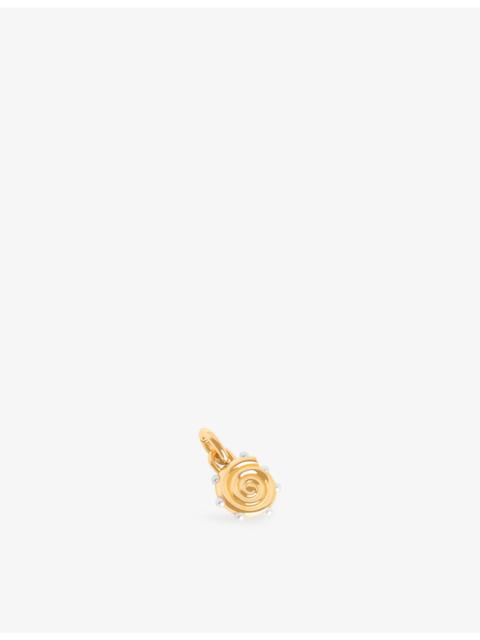 ASTRID & MIYU Solstice 18ct Gold-Plated Sterling-Silver Clip Charm
