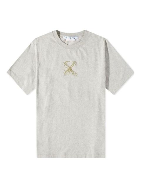 Off-White Off-White Splash Arrow T-Shirt 'Grey' OMAA027S23JER0050817