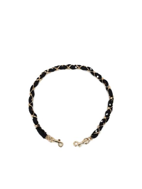 Dolce & Gabbana polka-dot chain bag strap