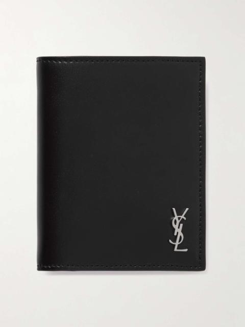 Cassandre Logo-Embossed Leather Billfold Wallet