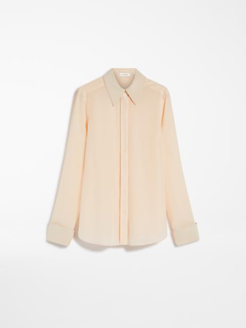 LELIA Slim-fit pure silk shirt