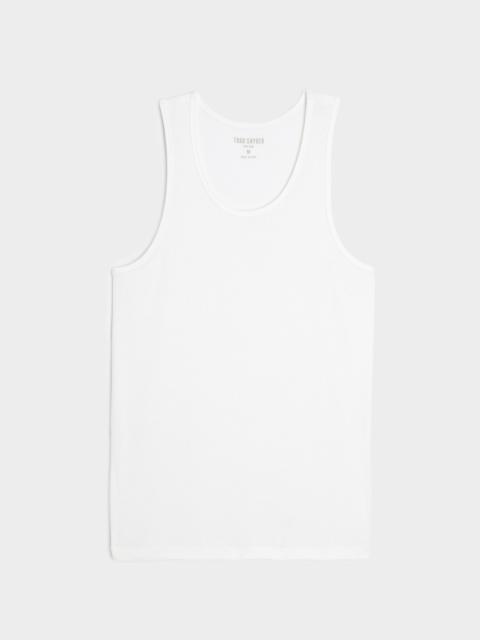TODD SNYDER Slim Ribbed Tank