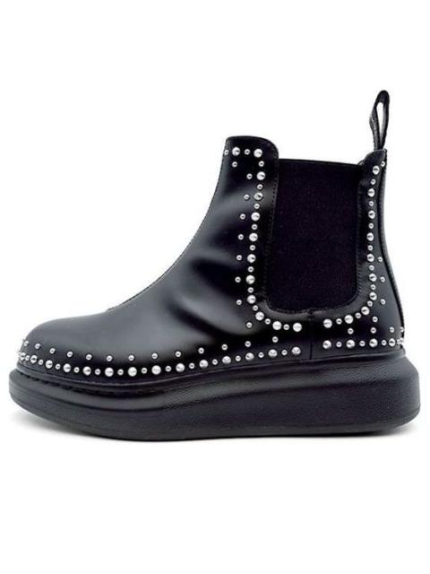 Alexander McQueen (WMNS) 알렉산더 맥퀸 하이브리드 첼시 부츠 '블랙 스터드' 650803WHX571081