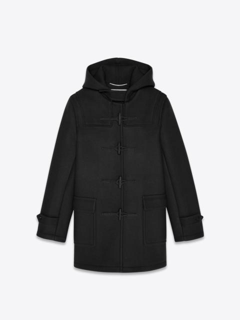 SAINT LAURENT duffle coat in wool