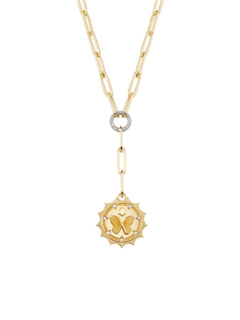 FOUNDRAE Women's Reverie 18K Yellow Gold & 0.32 TCW Diamond Pendant Necklace - Yellow Gold