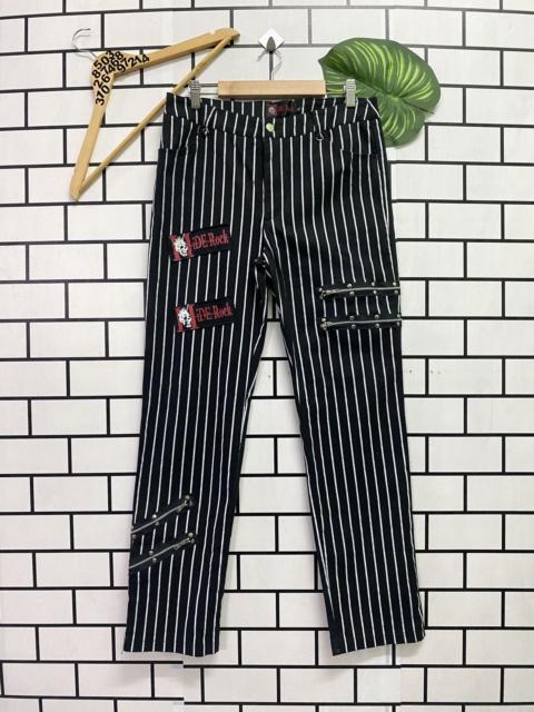 Other brands Designer × Japanese Brand × Seditionaries - Japanese HIDEROCK Hickory Patches Zipper Punk Design Pants