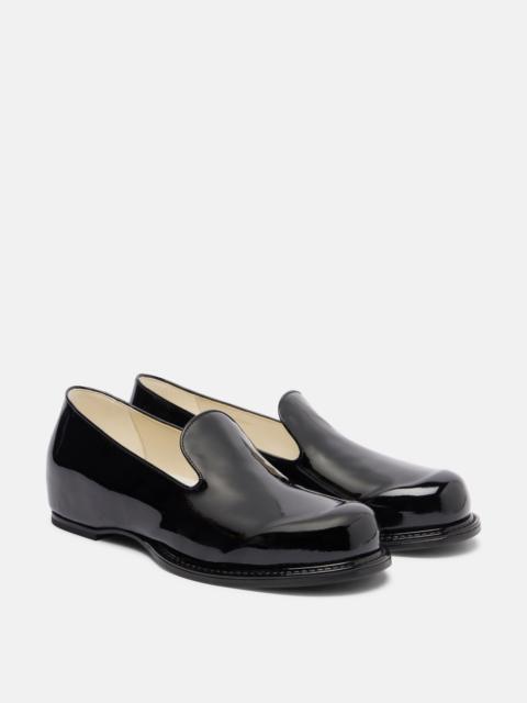 PHOEBE PHILO Patent leather slip-on shoes