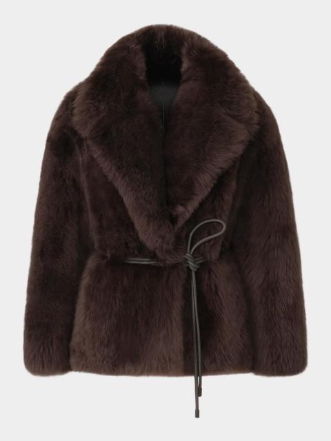 MACKAGE Ali Oversized Shearling Coat