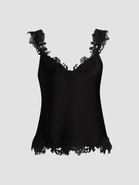KOBI HALPERIN Women's Faye Lace-Trimmed Blouse - Black