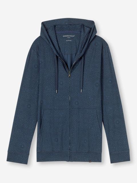 Men's Hoodie London 12 Micro Modal Navy