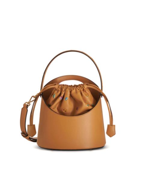 medium Saturno leather bucket bag