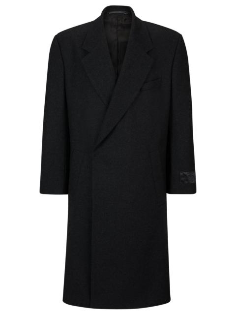 BOSS DOUBLE-BREASTED, REGULAR-FIT COAT IN A WOOL BLEND