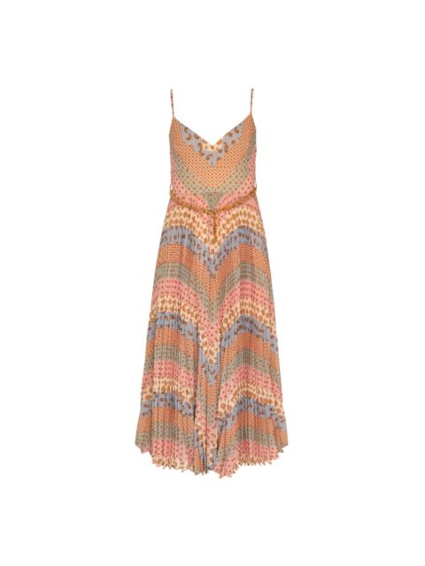Zimmermann Sunray Pleated Picnic Dress