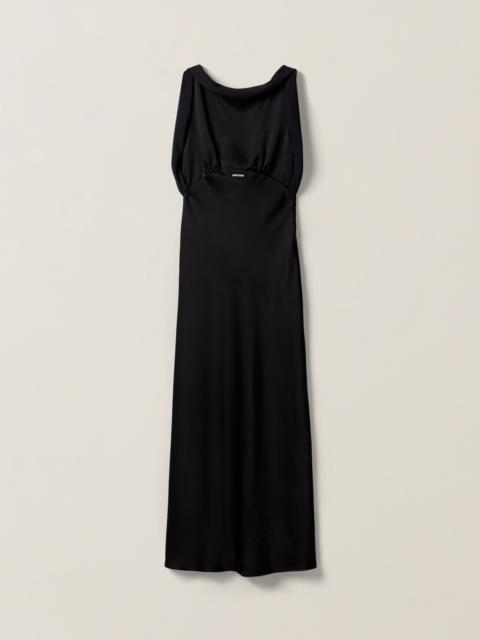 Miu Miu Long satin dress
