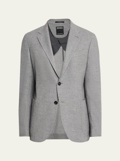 ZEGNA Men's Mélange Trofeo Cashmere Sport Coat