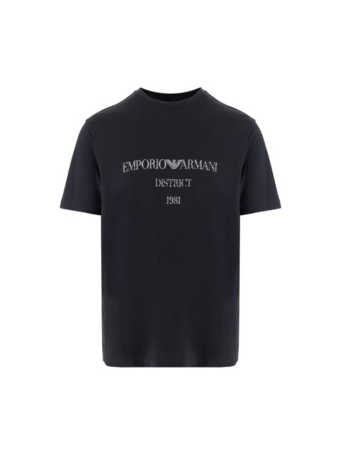 EMPORIO ARMANI Logo cotton t-shirt