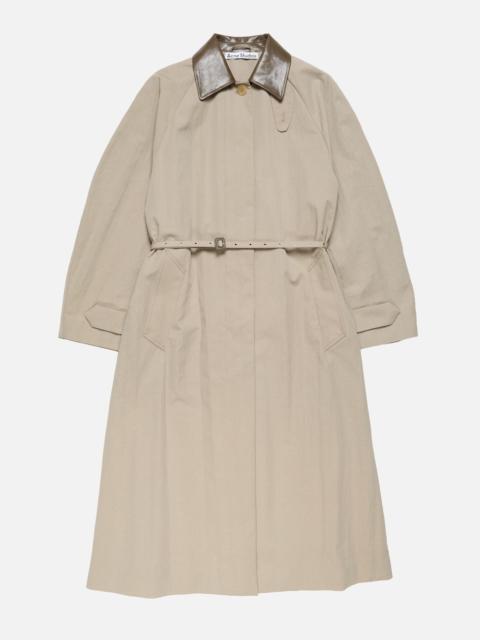 Acne Studios Belted trenchcoat - Khaki grey