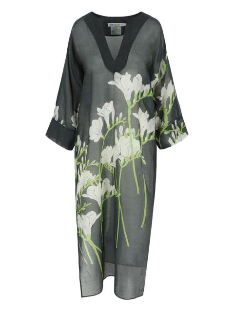 BERNADETTE floral-print kaftan dress
