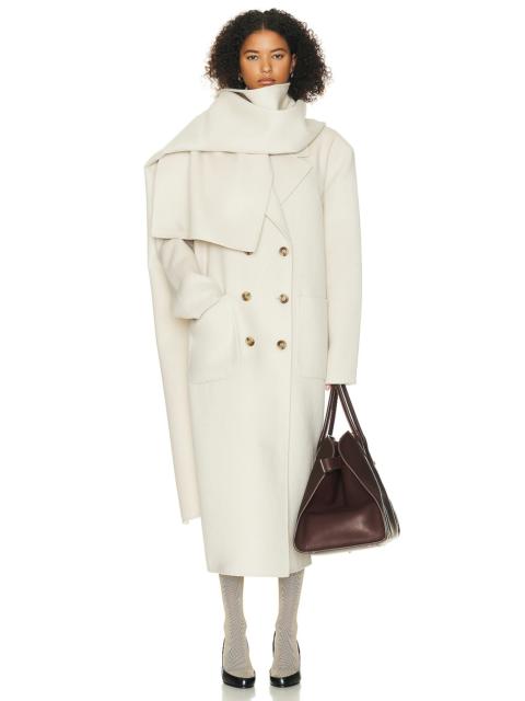HELSA Oversized Coat With Detachable Scarf