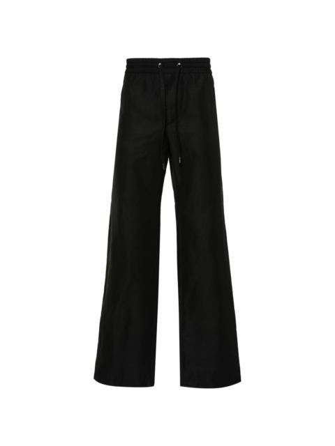logo-patch trousers
