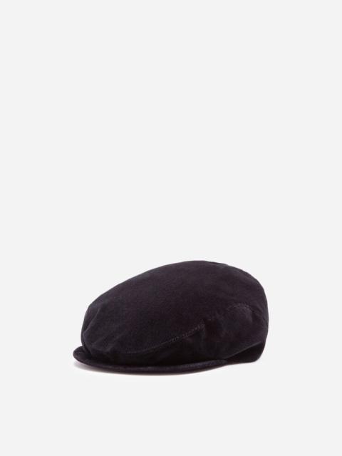 Dolce & Gabbana Stretch corduroy flat cap