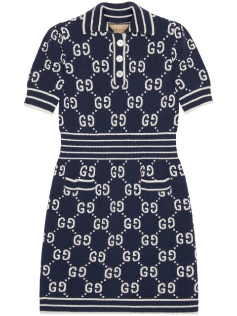 GUCCI GG jacquard polo dress