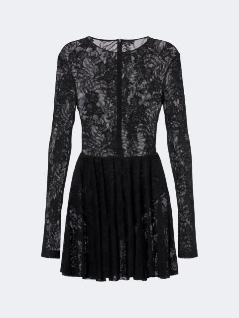 NORMA KAMALI Sheer lace minidress