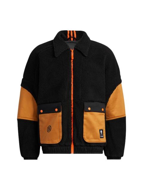 adidas Neo x Jujutsu Kaisen Jackets 'Black Orange' HZ2426